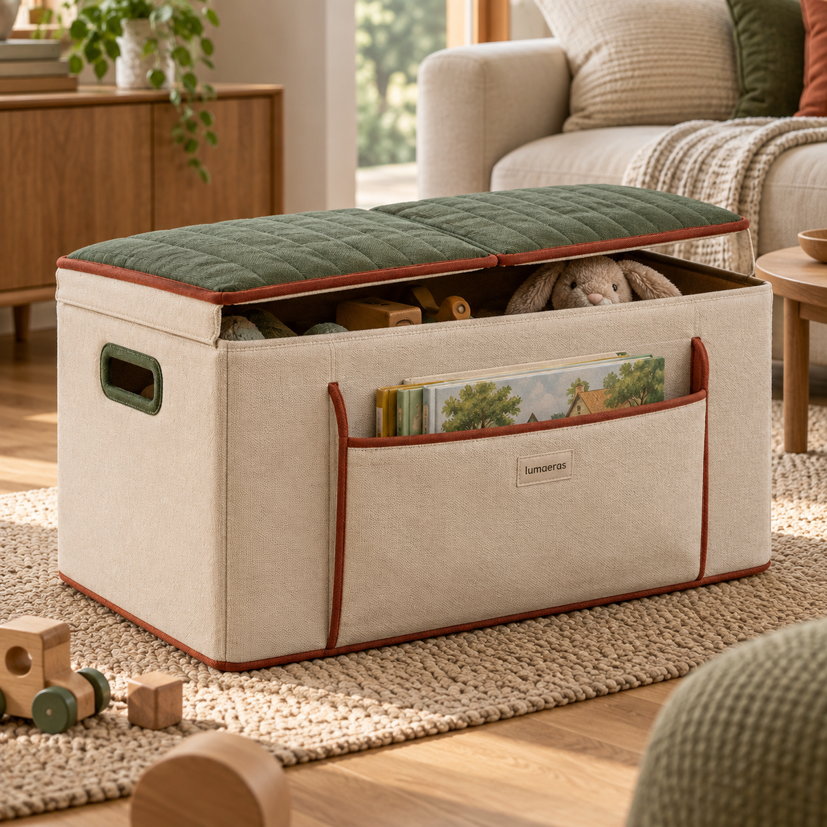 Vontaric™ PivotRoll Under-Desk Storage Bag - Usage Image