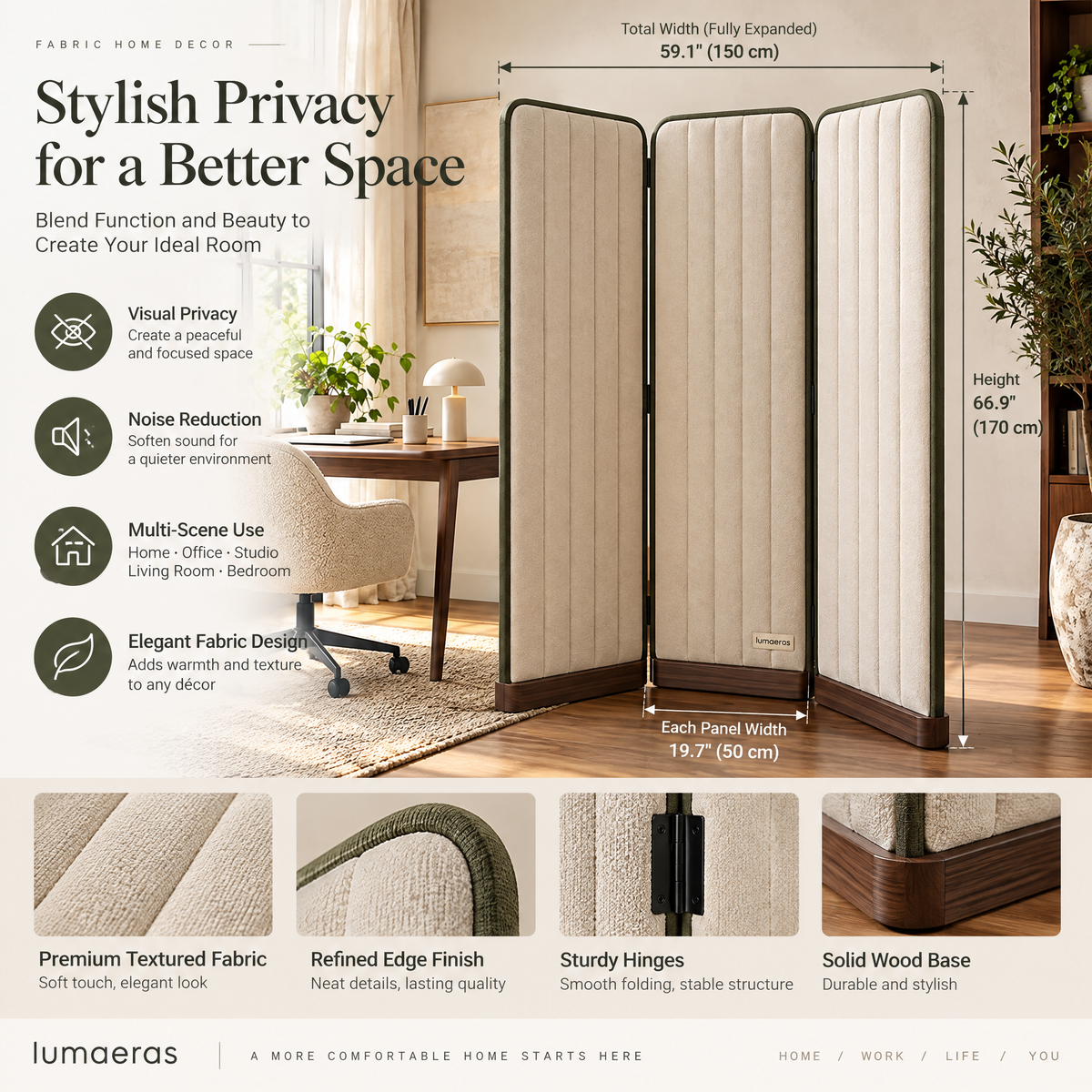 Vontaric™ EchoFold Portable Acoustic Panel
